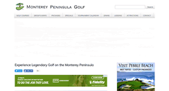 Desktop Screenshot of montereypeninsulagolf.com